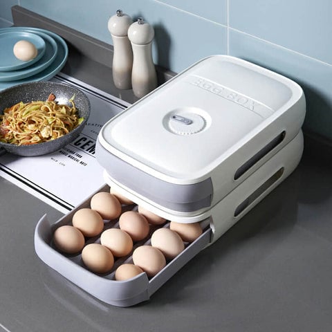 (🔥HOT SALE - 50% OFF) New Drawer Type Egg Storage Box, Buy 3 Get Extra 10% OFF