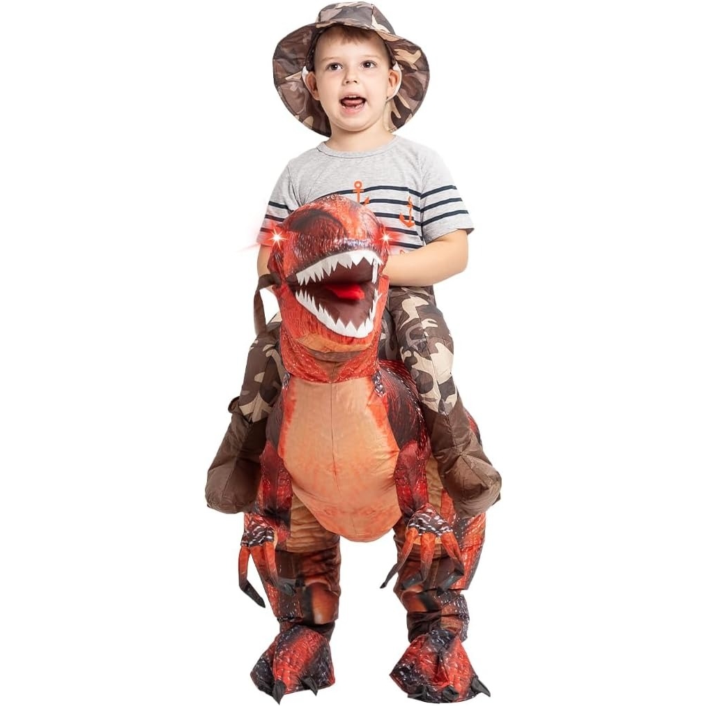 ✨Last Day 50% OFF✨Inflatable Dinosaur Costume for Kids，Halloween Costumes Boys Girls