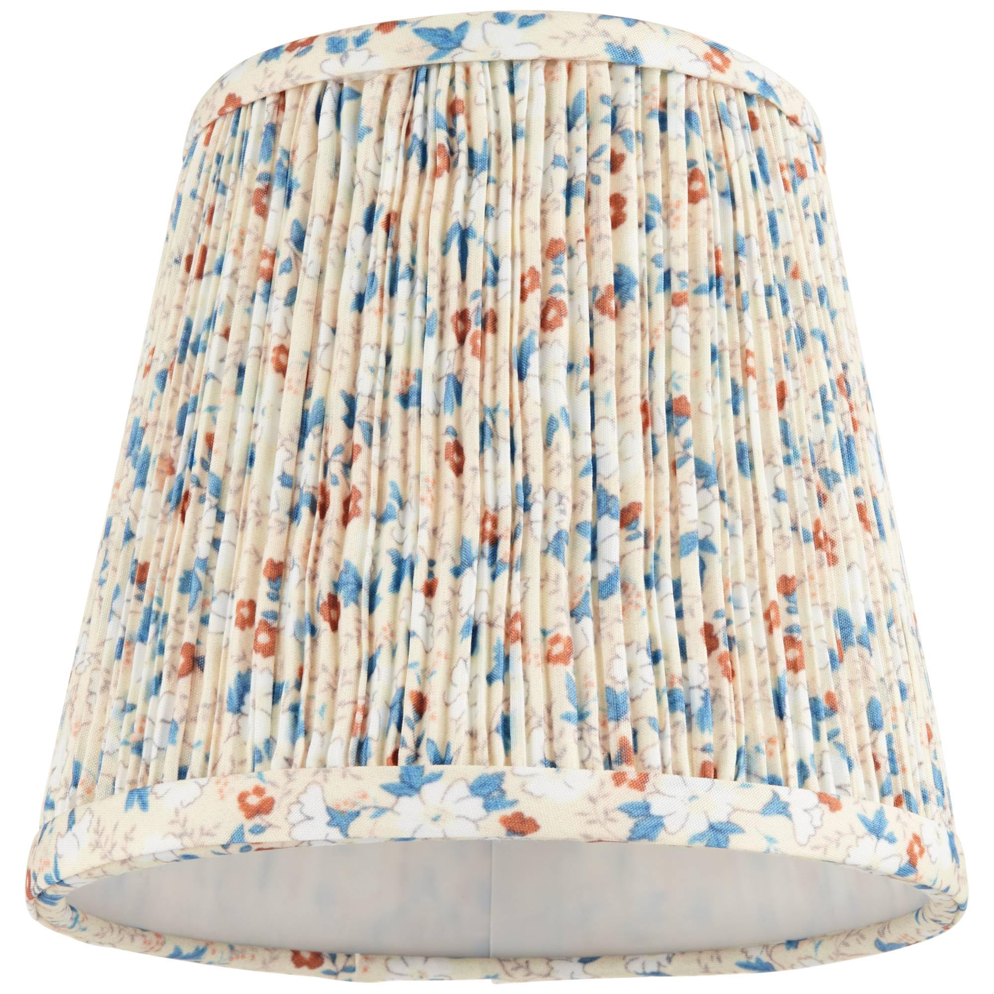 🌸 Vintage-Inspired Floral Pleated Lampshade – A Cozy Glow with Timeless Charm! 🌸