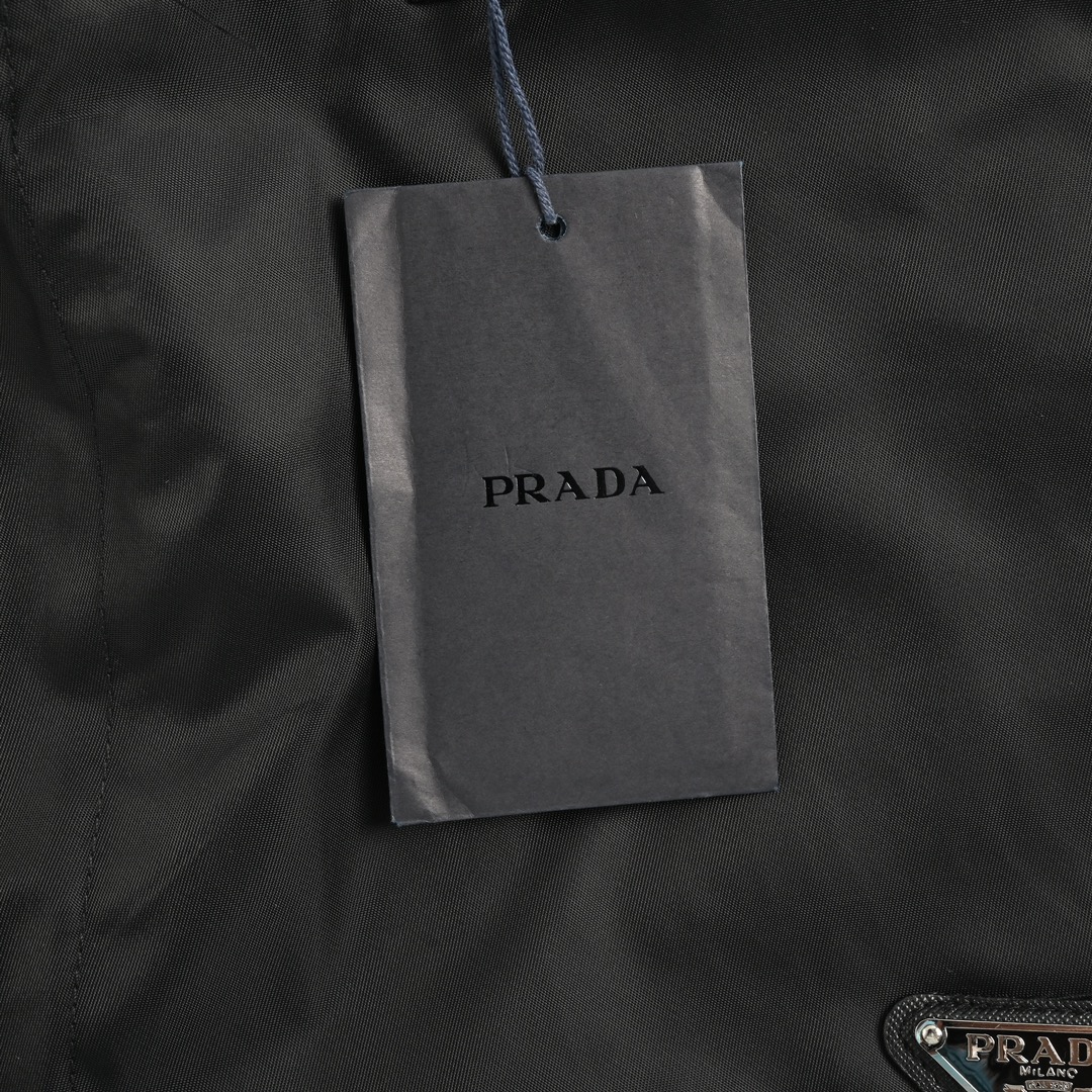 Prada Side Stripe Nylon Trousers