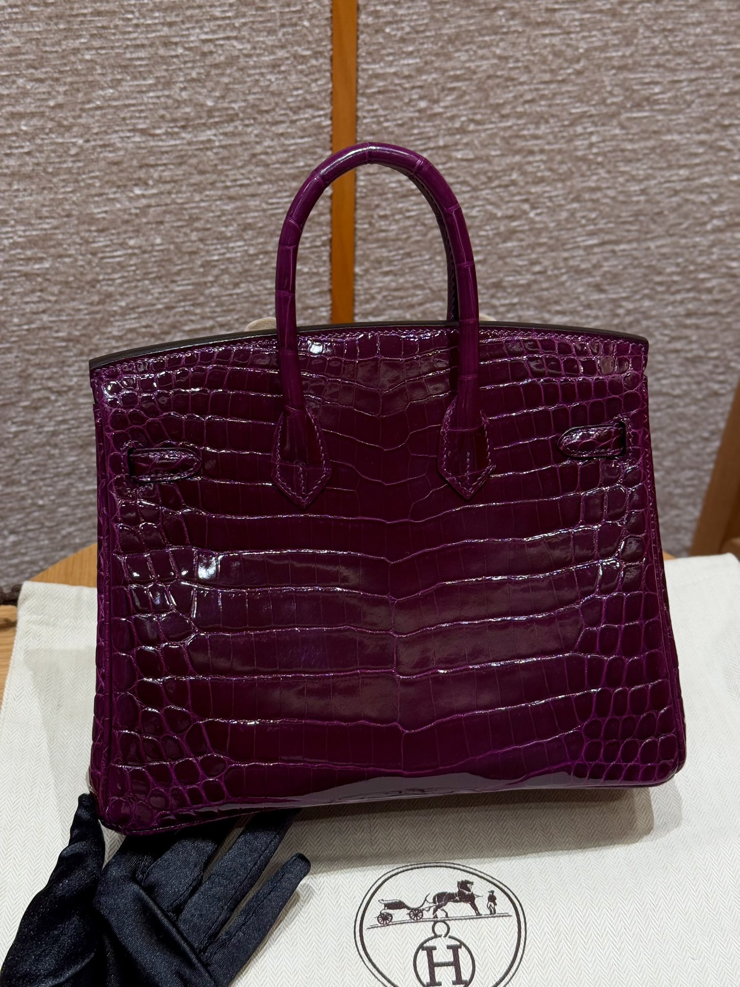 Hermes Birkin N5Cassis (Handmade to order)