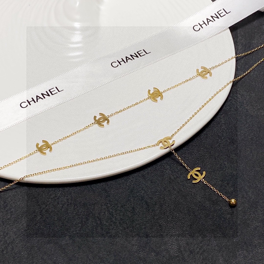 Chanel new double necklace