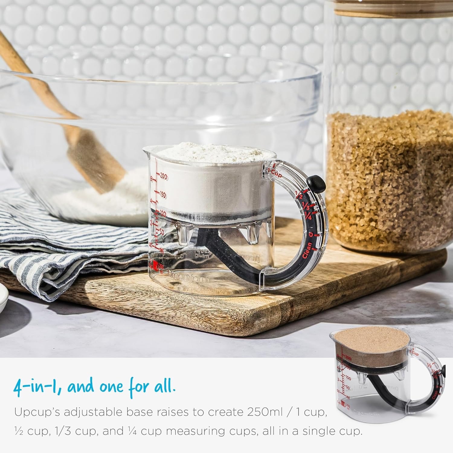 🔥LAST DAY 50% OFF🔥4-in-1 Adjustable Measuring Cup