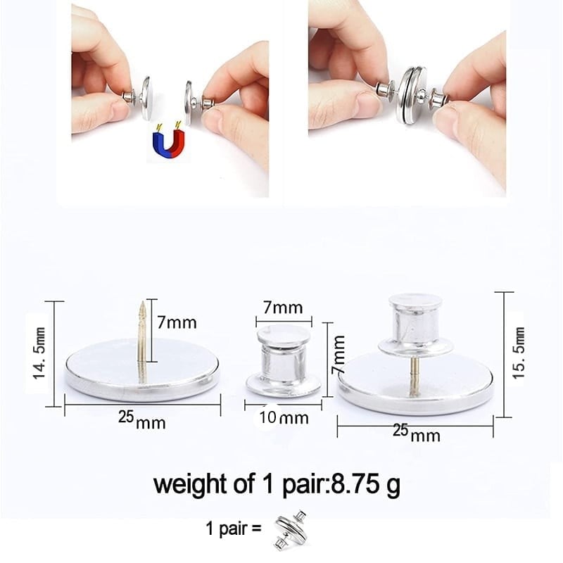 (48% OFF) Magnetic Curtain Clip - 4 PAIR/SET