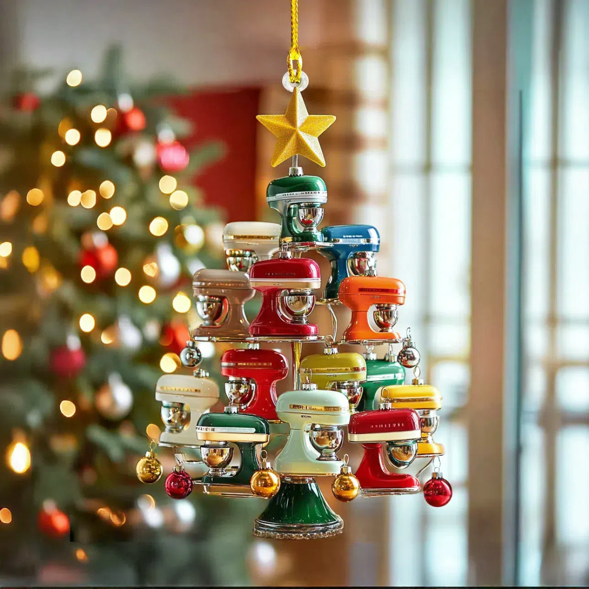 Baking Mixer Christmas Ornament