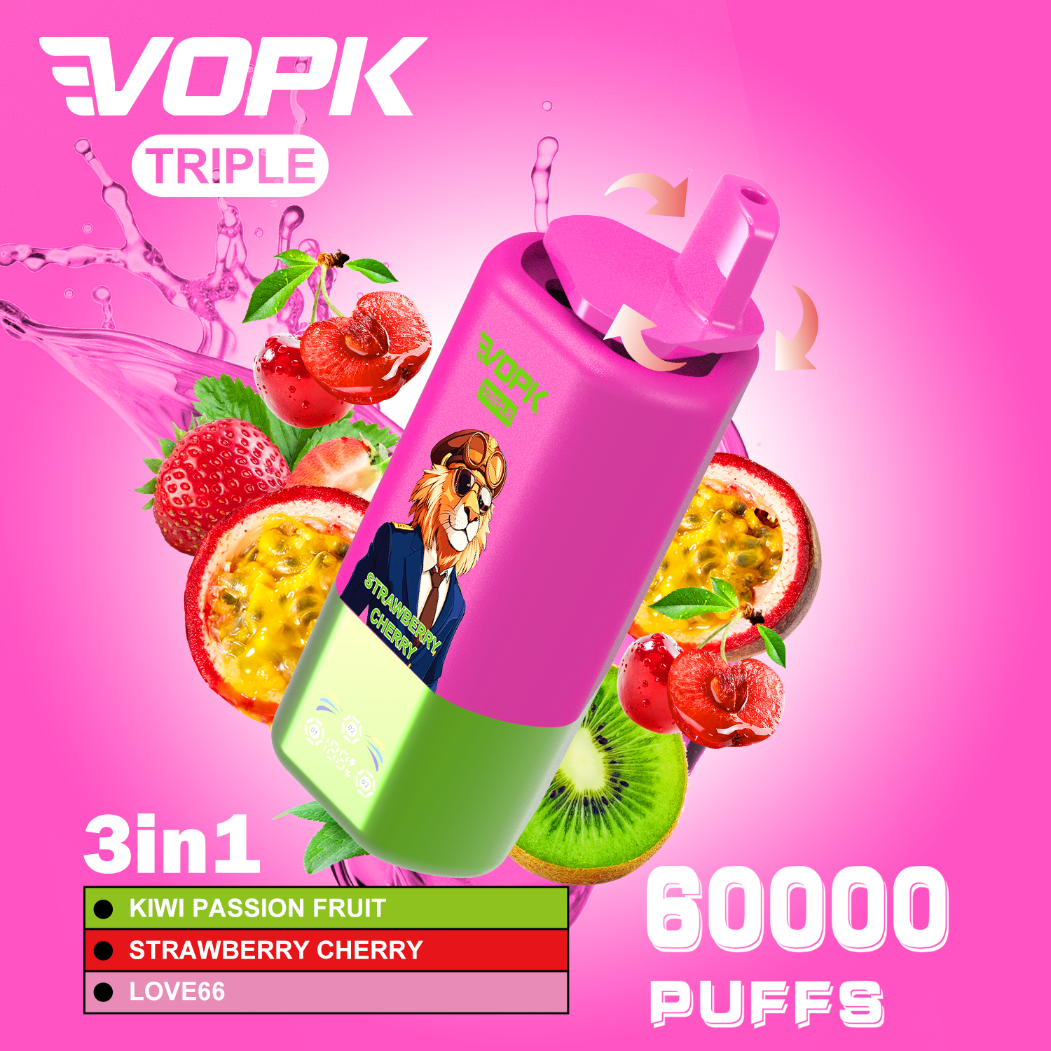 New! 3 In1 | 60000 Puffs
