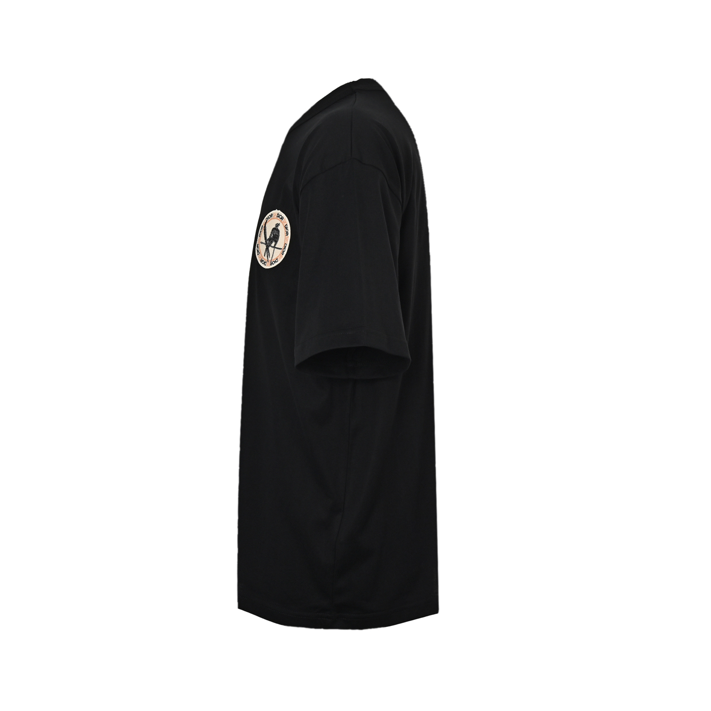Dior patch logo embroidered short sleeves