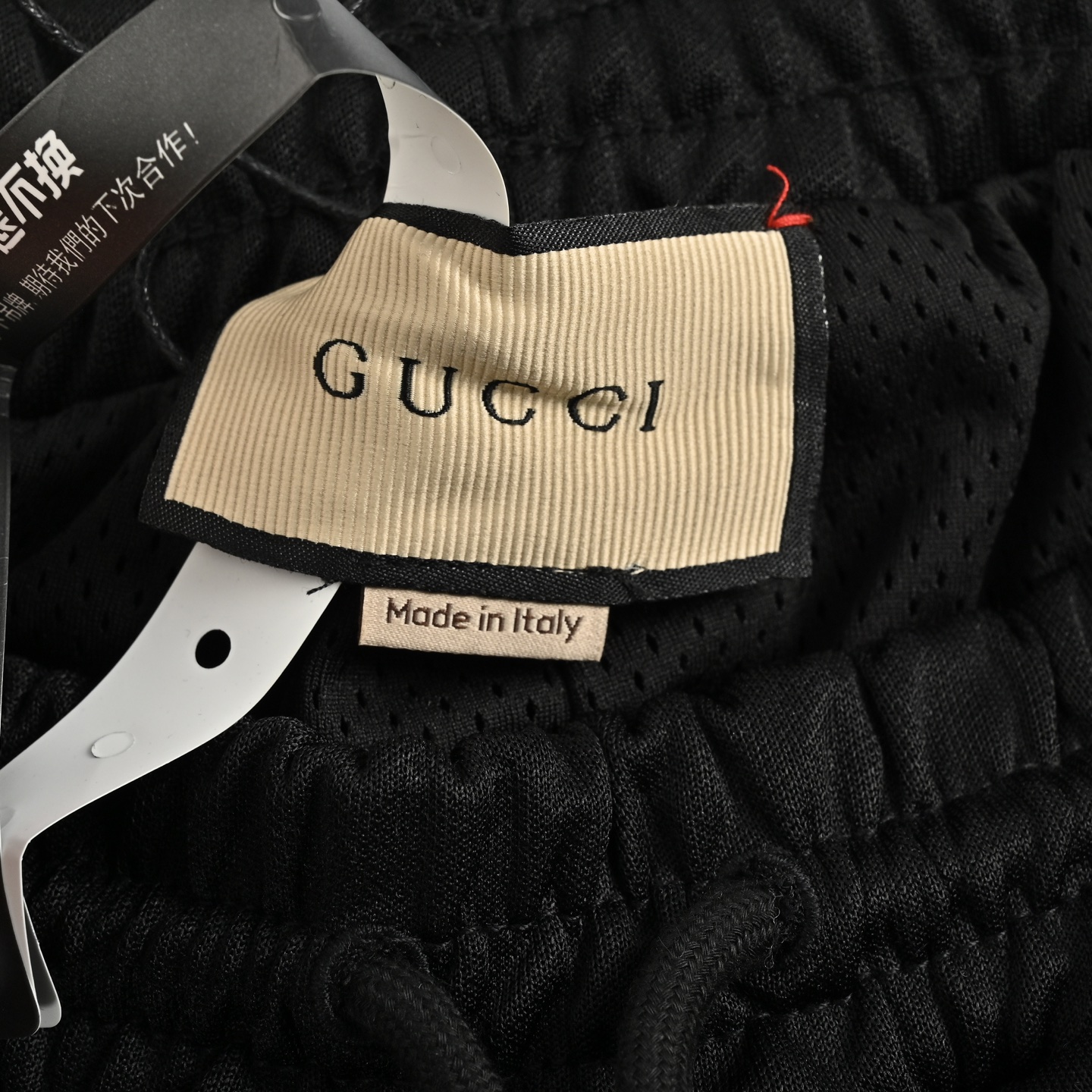 Gucci 24Fw hollow double G embroidered half-zip school uniform suit trousers