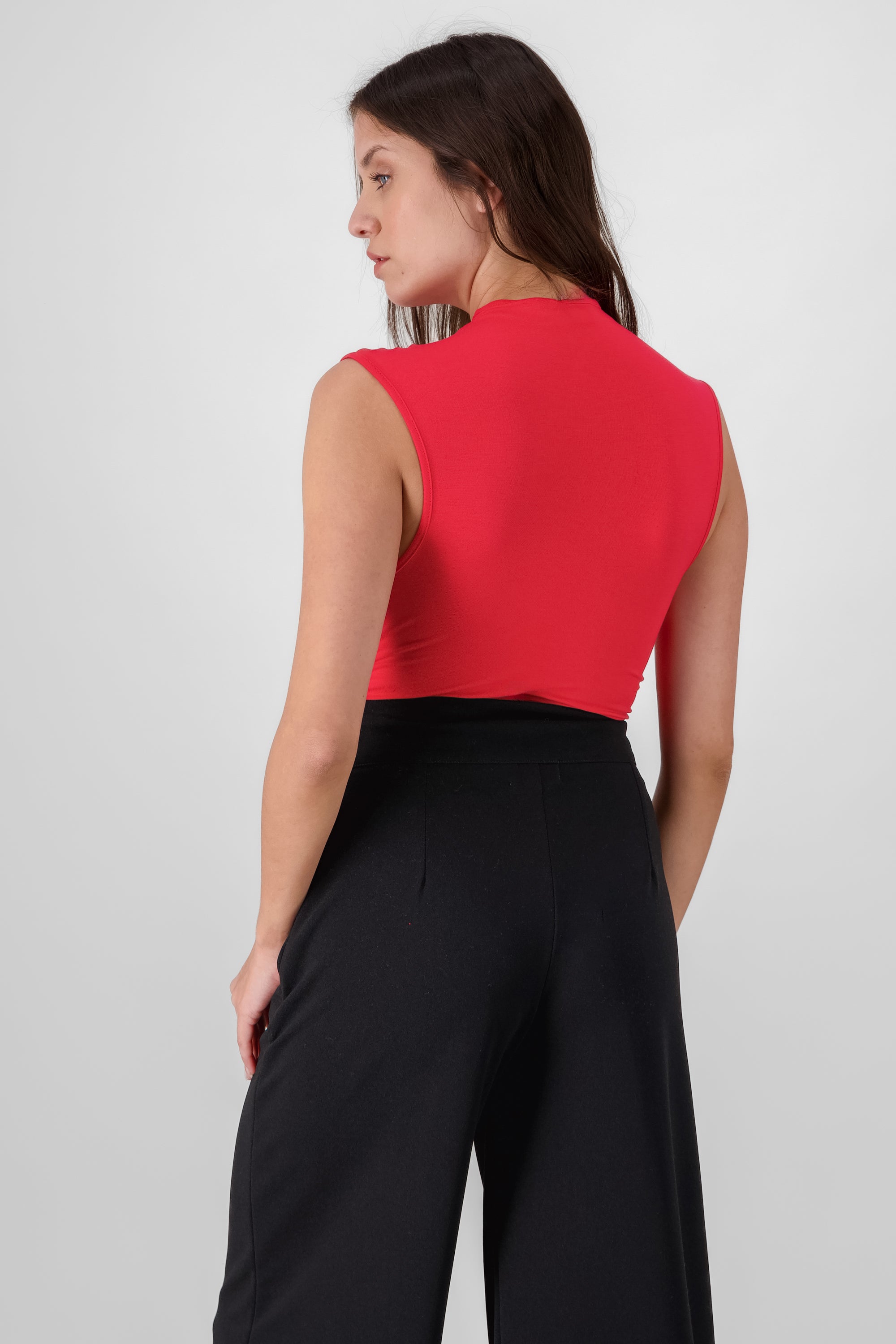 Draped Neck Bodysuit