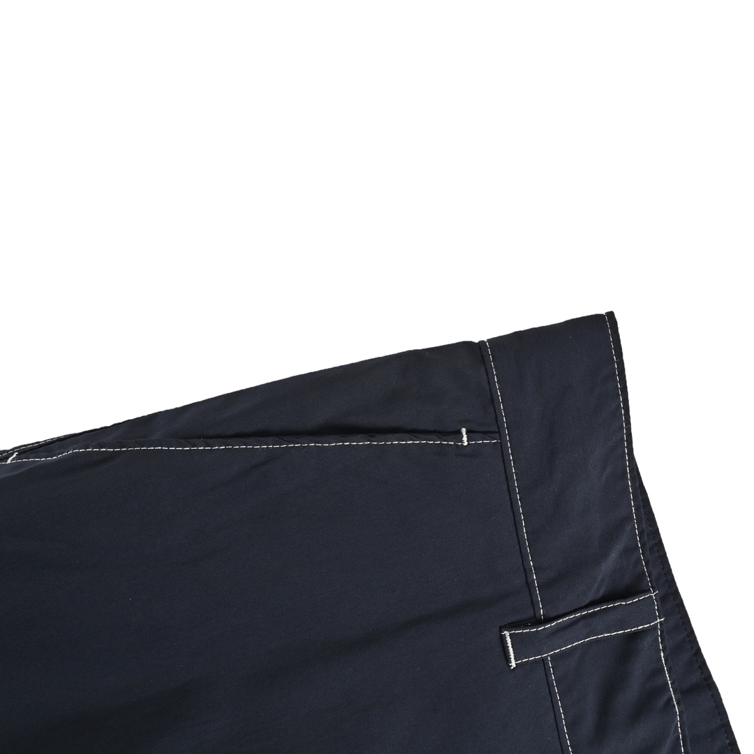 Prada 23ss topstitched trousers
