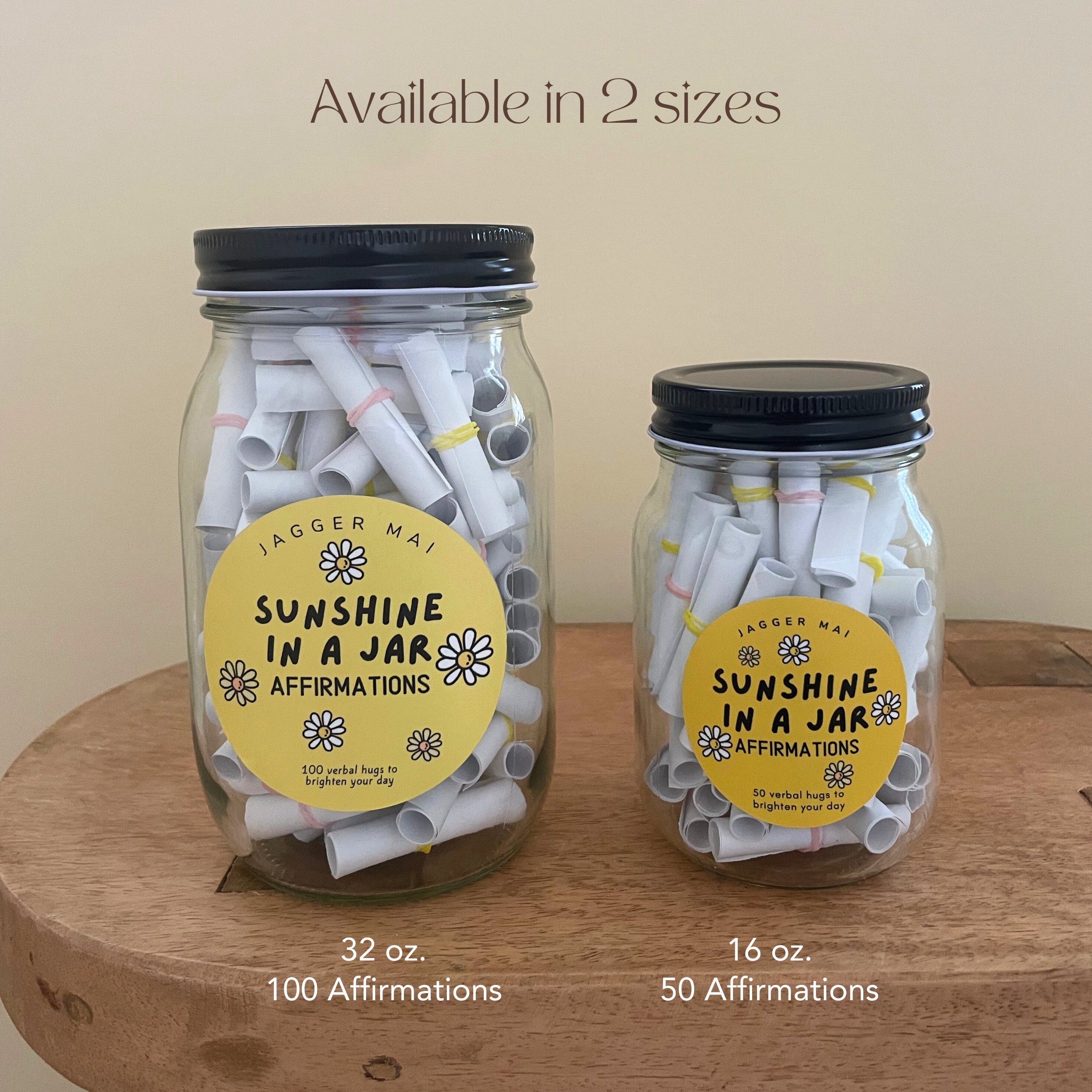 Affirmation Jar | Sending You Sunshine☀️