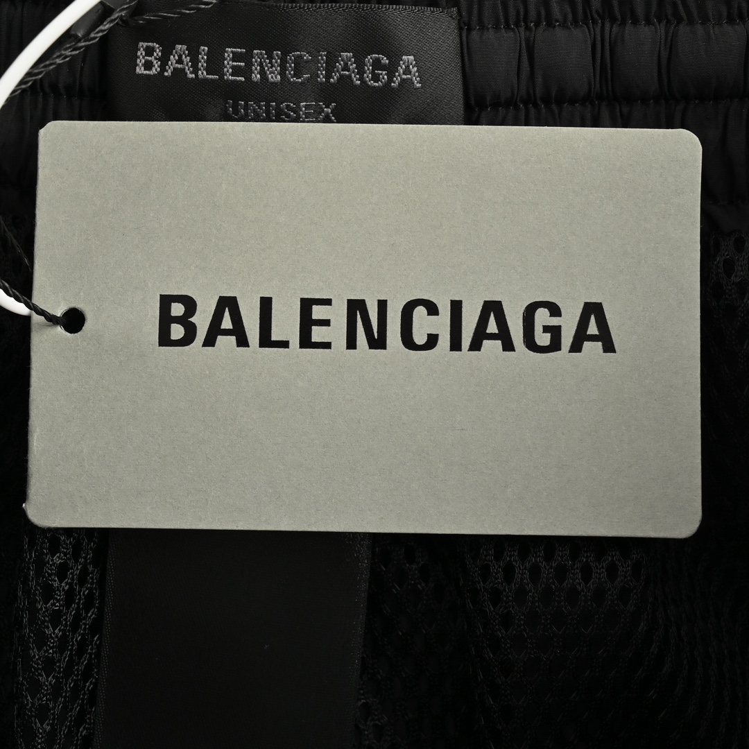 Balenciaga Embroidered Woven Nylon Trousers