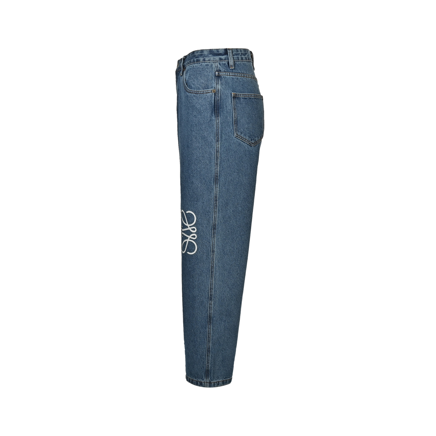 Loewe Anagram denim embroidered jeans