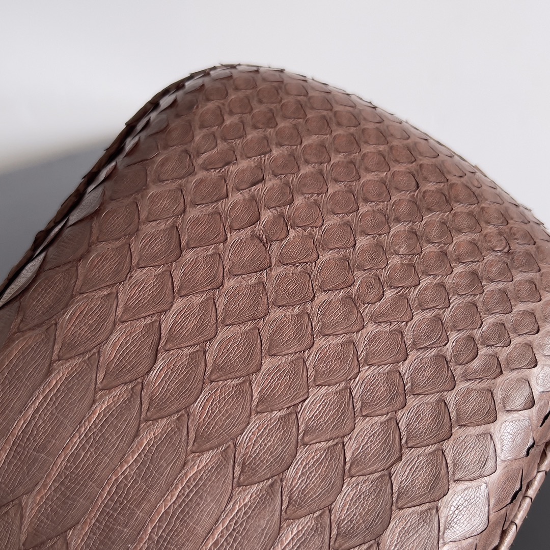 Bottega Veneta Python Leather Evening Bag 754614