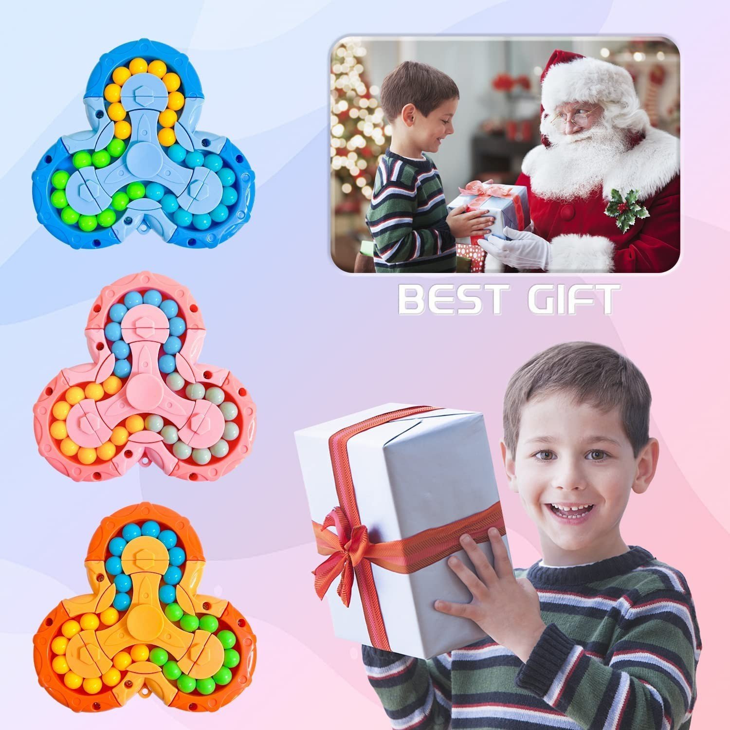 Six-sided rotating fingertip Rubik's Cube(Buy 2 Free Shipping)