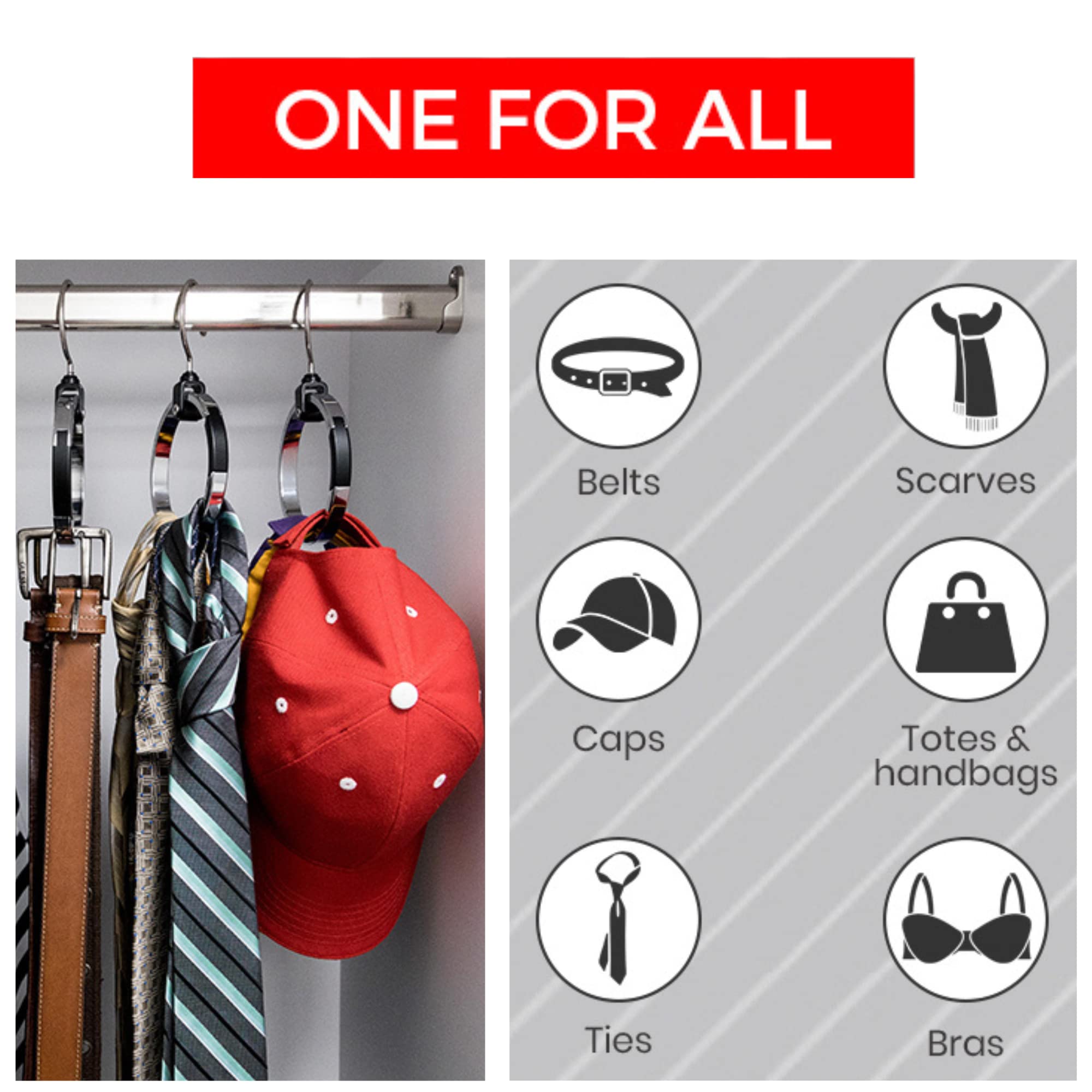 👍Last Day Promotion 60% OFF💥Multipurpose Closet Hanger Organizer