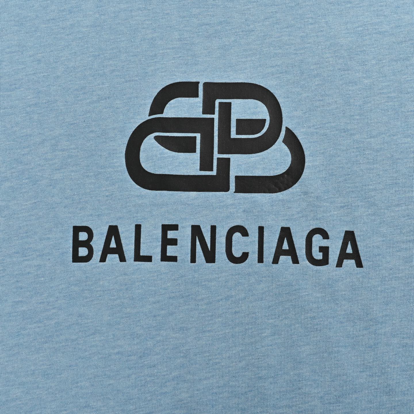 Balenciaga Lock Print Short Sleeve