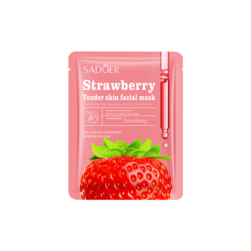 Peach plant fruit moisturizing mask replenishes water and moisturizes the skin