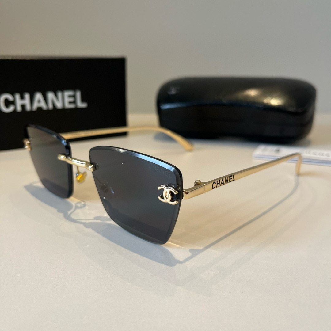Chanel rimless sunglasses