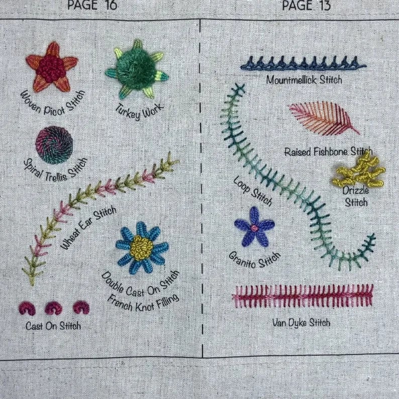 🔥Last Day 70% OFF - Stitch Book - B 🌼Video Version🌼(106 different stitches)