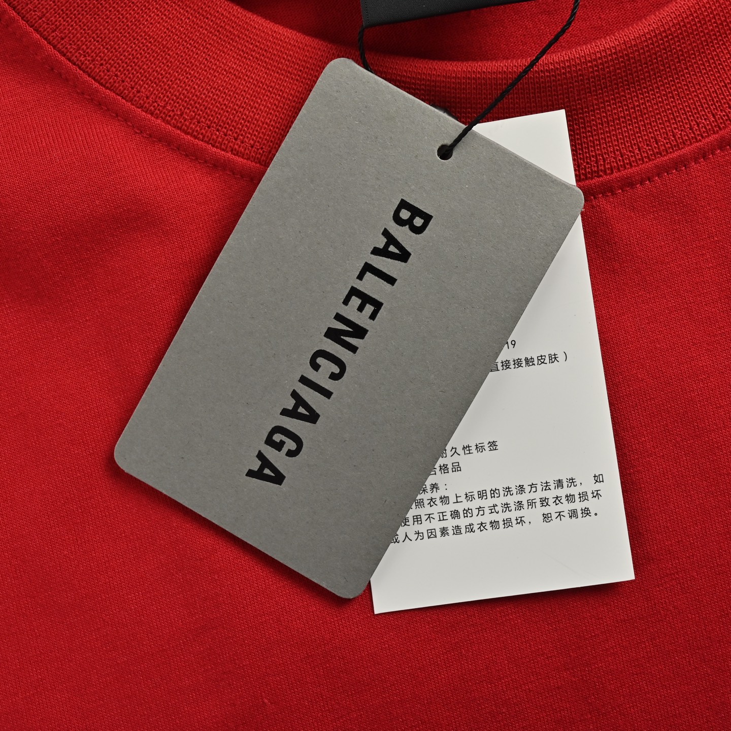 Balencia supermarket joint-branded print short sleeves