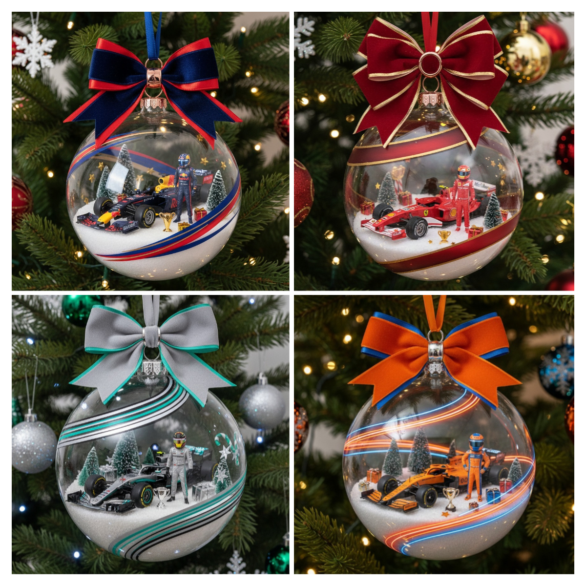 F1 Christmas Ornaments 2025