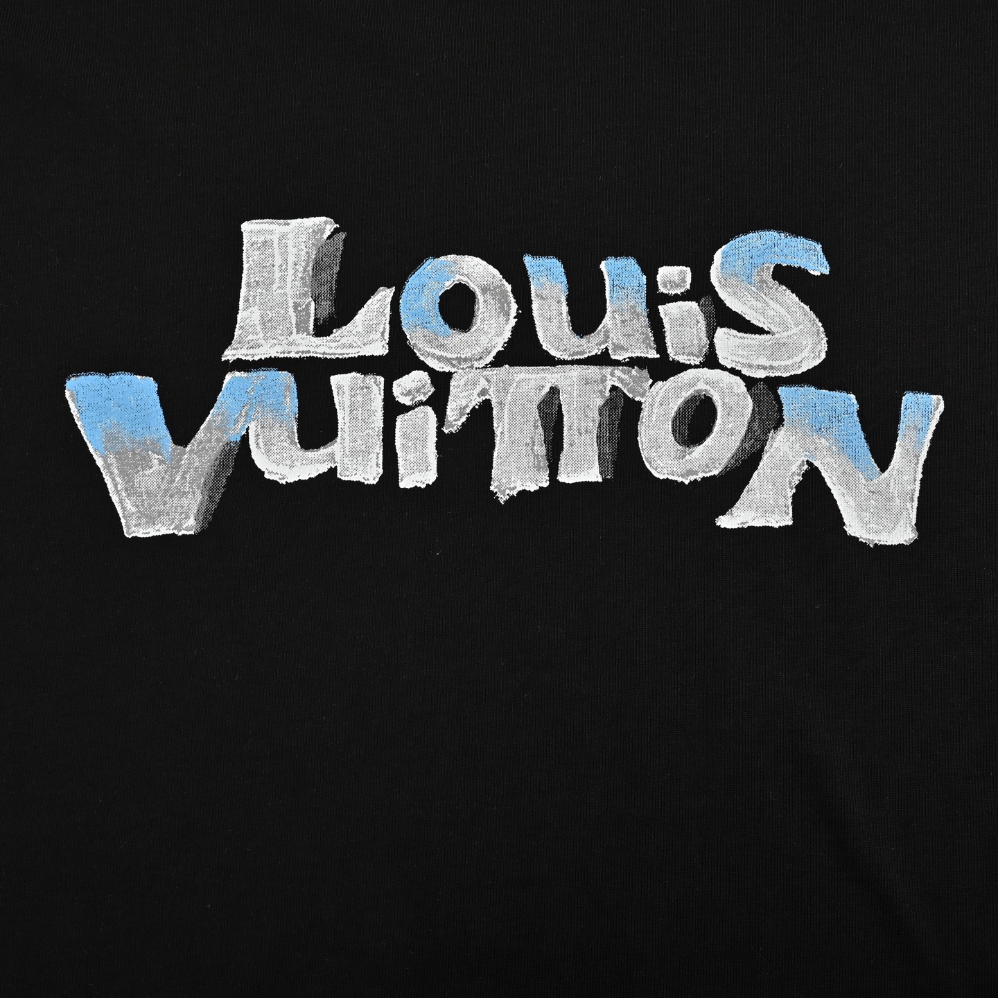 Louis Vuitton 25ss hand-painted graffiti bunny head print short sleeve