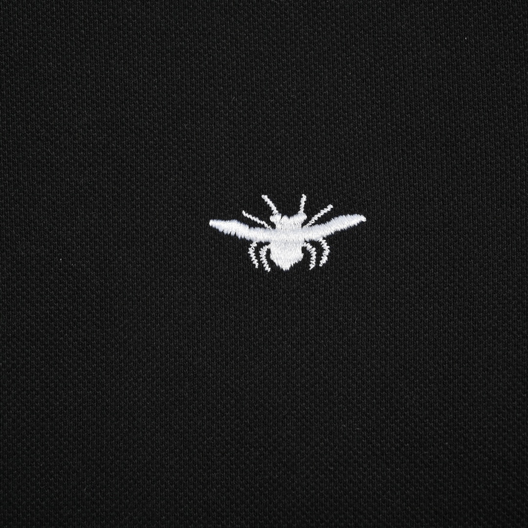 Dior 22ss embroidered bee Polo short sleeve