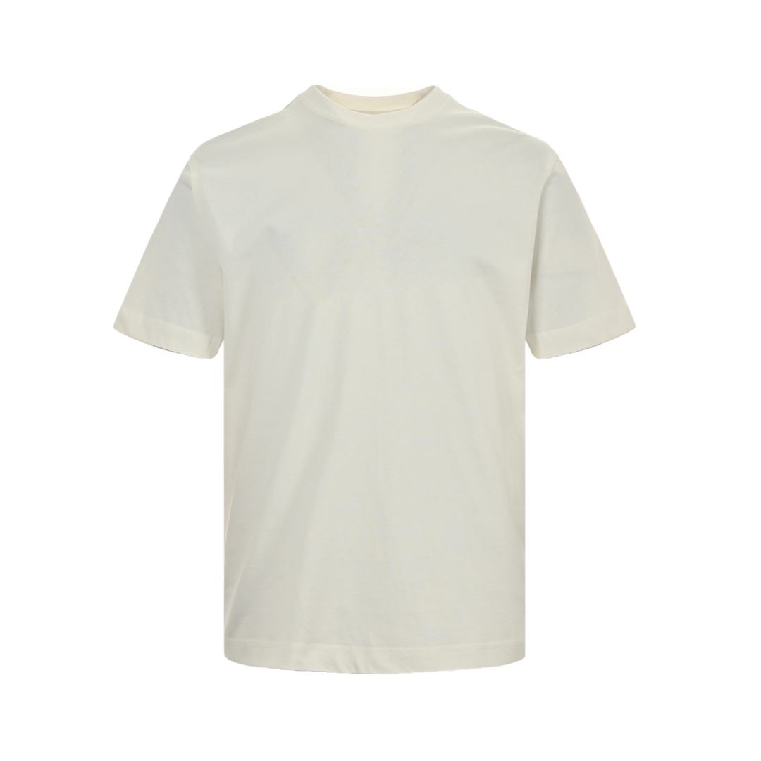Burberry 24ss flocked fox print short sleeves