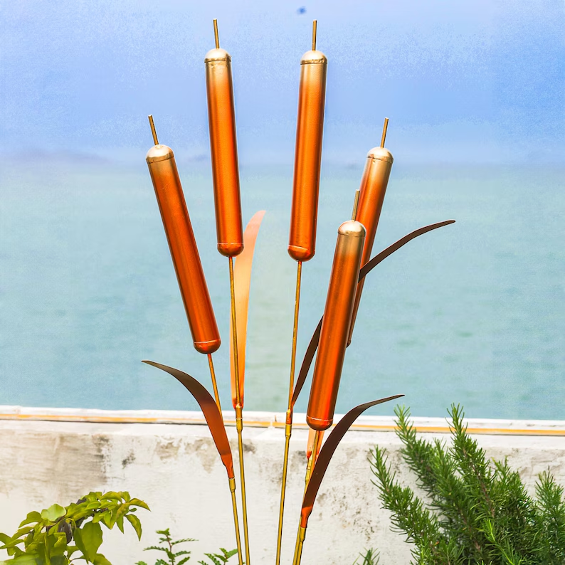 🔥ON SALE - 45% OFF🔥 Hand-Crafted Copper Cattail Wind Chimes
