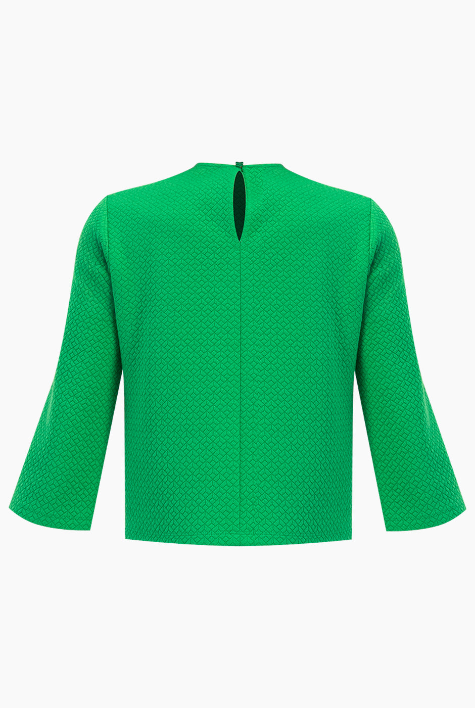 Blusa de manga 3/4 verde