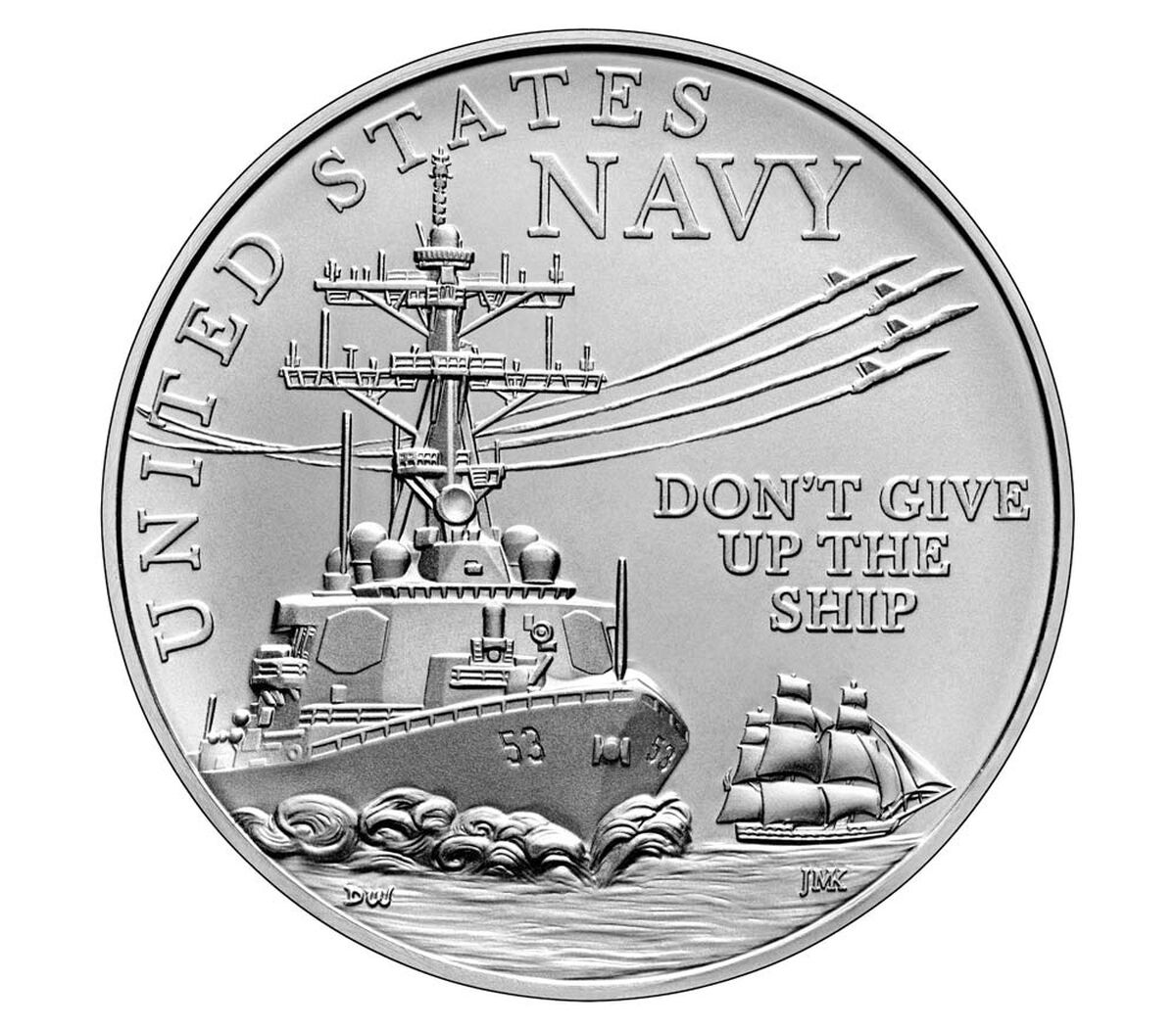 U.S. Navy One-Ounce Silver Medal G