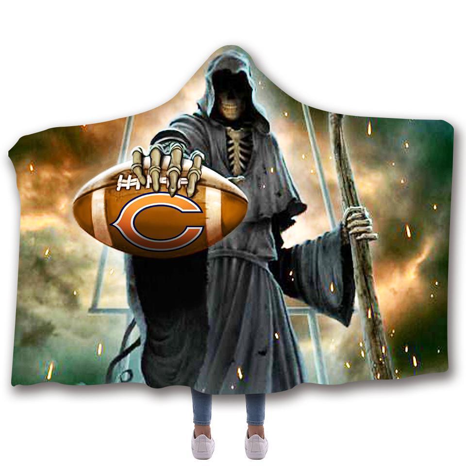 CHICAGO BEARS CLASSIC 3D HOODED BLANKET