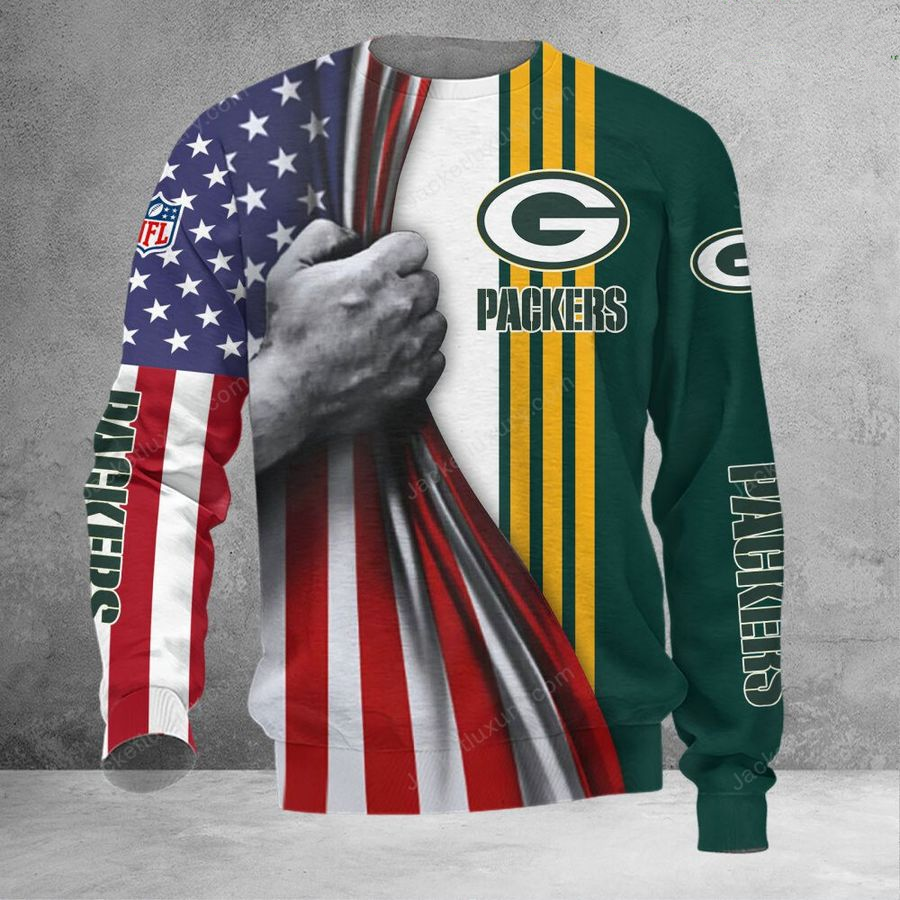 GREEN BAY PACKERS 3D HOODIE SKULL0804