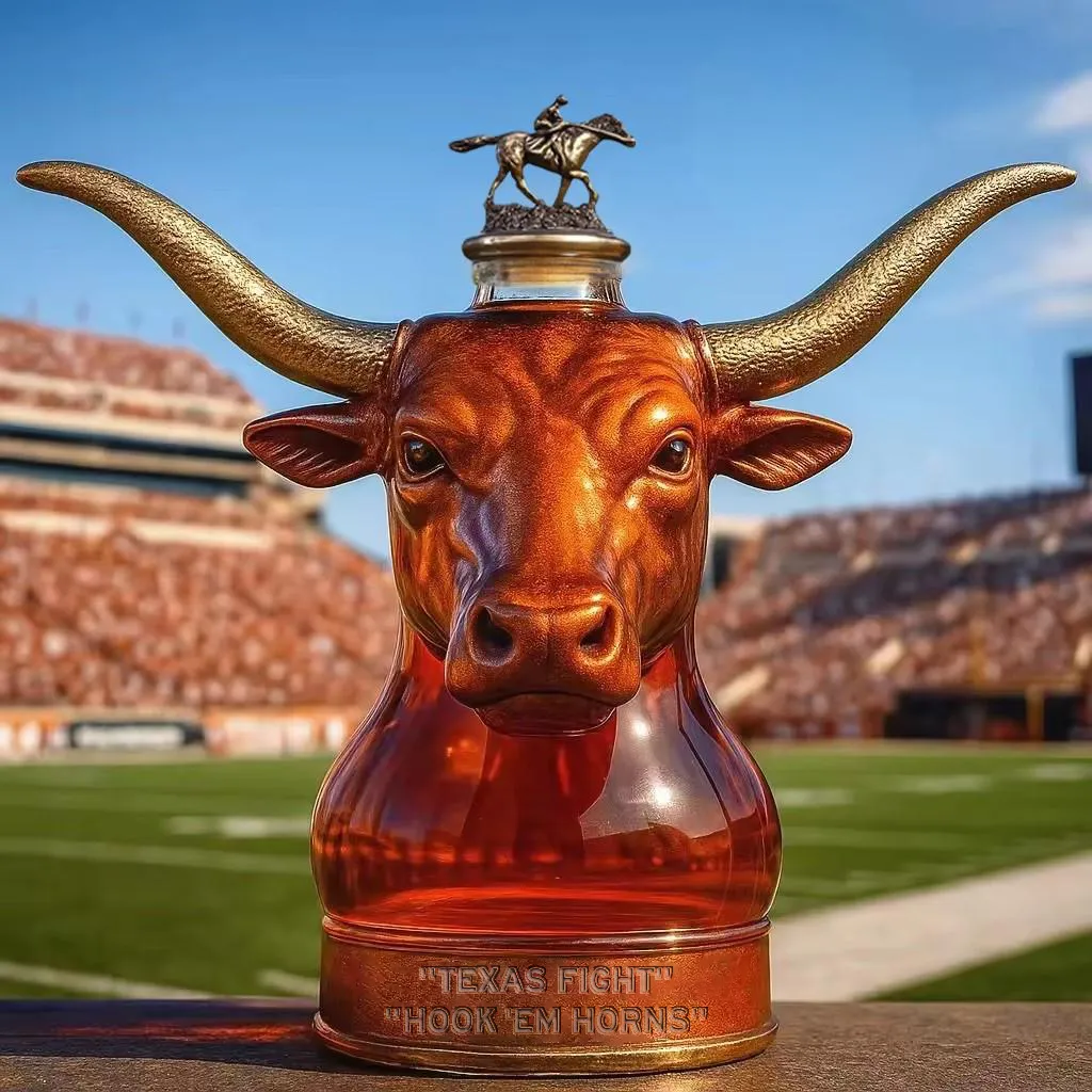 Longhorn Bull Head Whisky Collector's Bottle