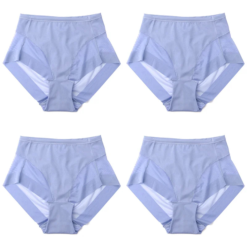 💥Today's Promotion-[SAVE 50% OFF]--High Waist Leak proof Ice Silk Seamless Shaping Briefs(2PCS/SET)--BUY 2 GET 10% OFF & FREE SHIPPING