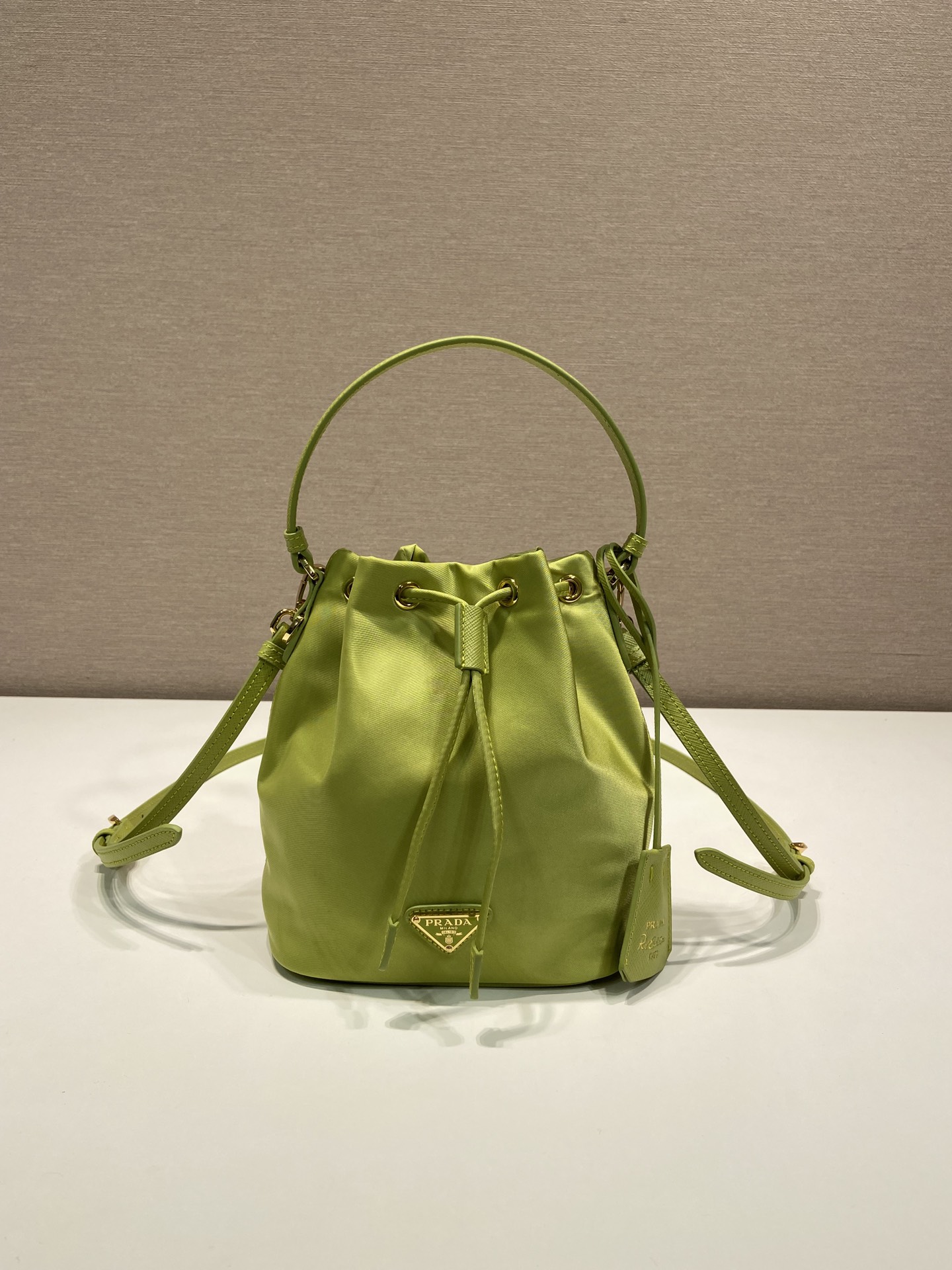 Prada Nylon Bucket Bag 1BE067