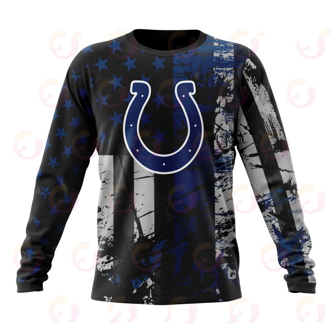 INDIANAPOLIS COLTS 3D HOODIE JERSEY FOR AMERICA