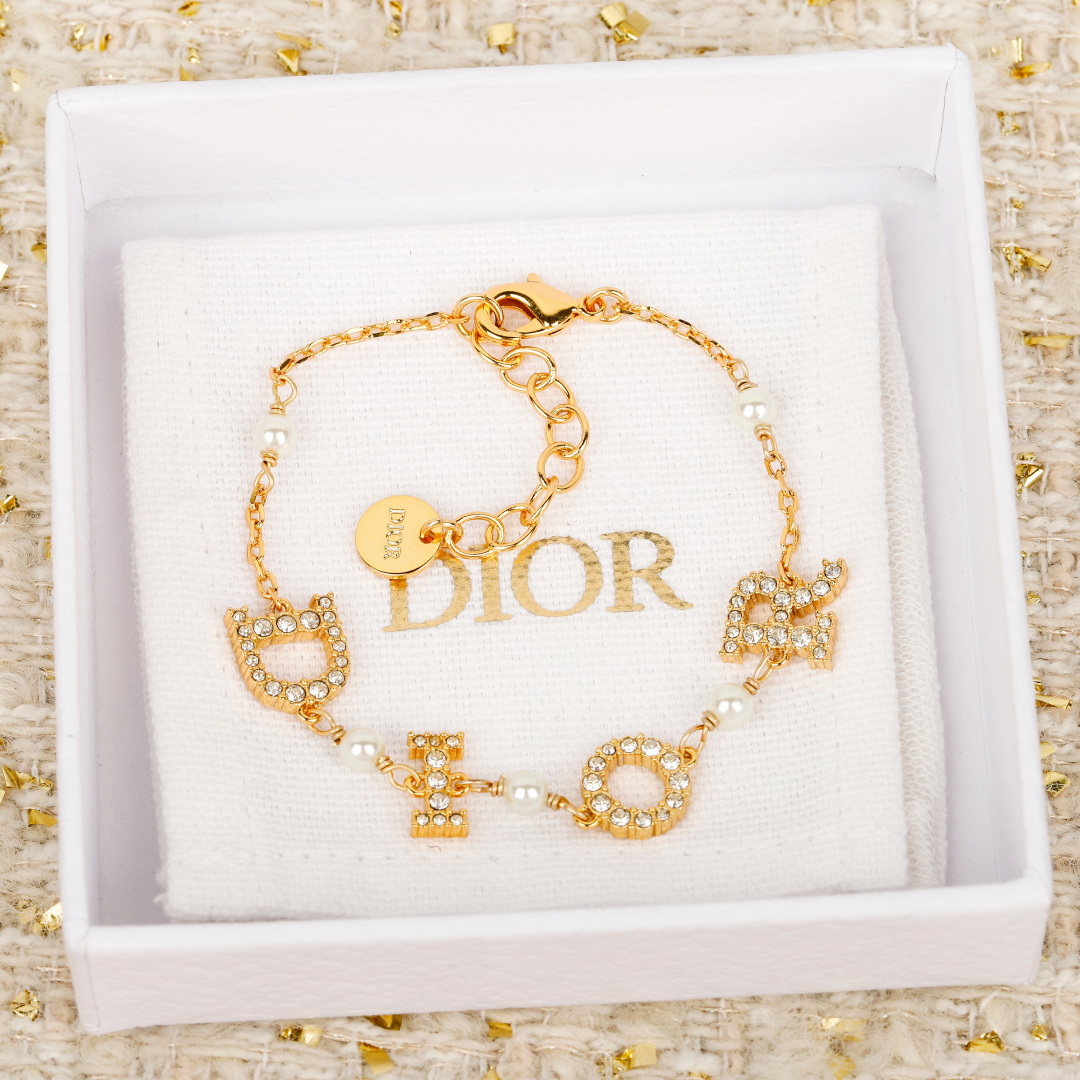 Dior Alphabet Diamond Bracelet