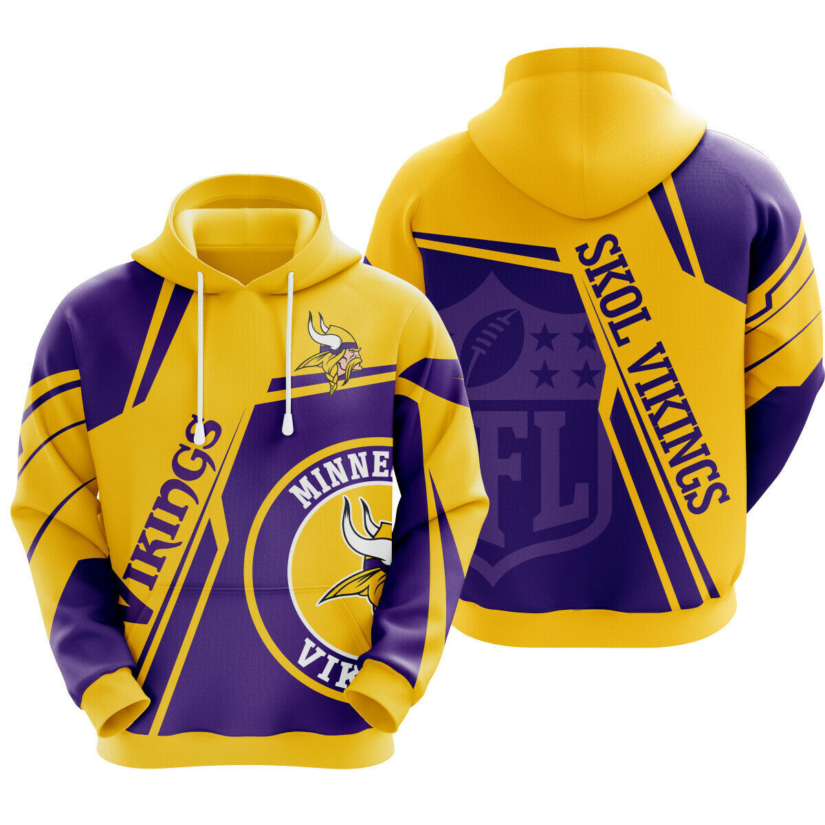 MINNESOTA VIKINGS 3D HOODIE NOV06