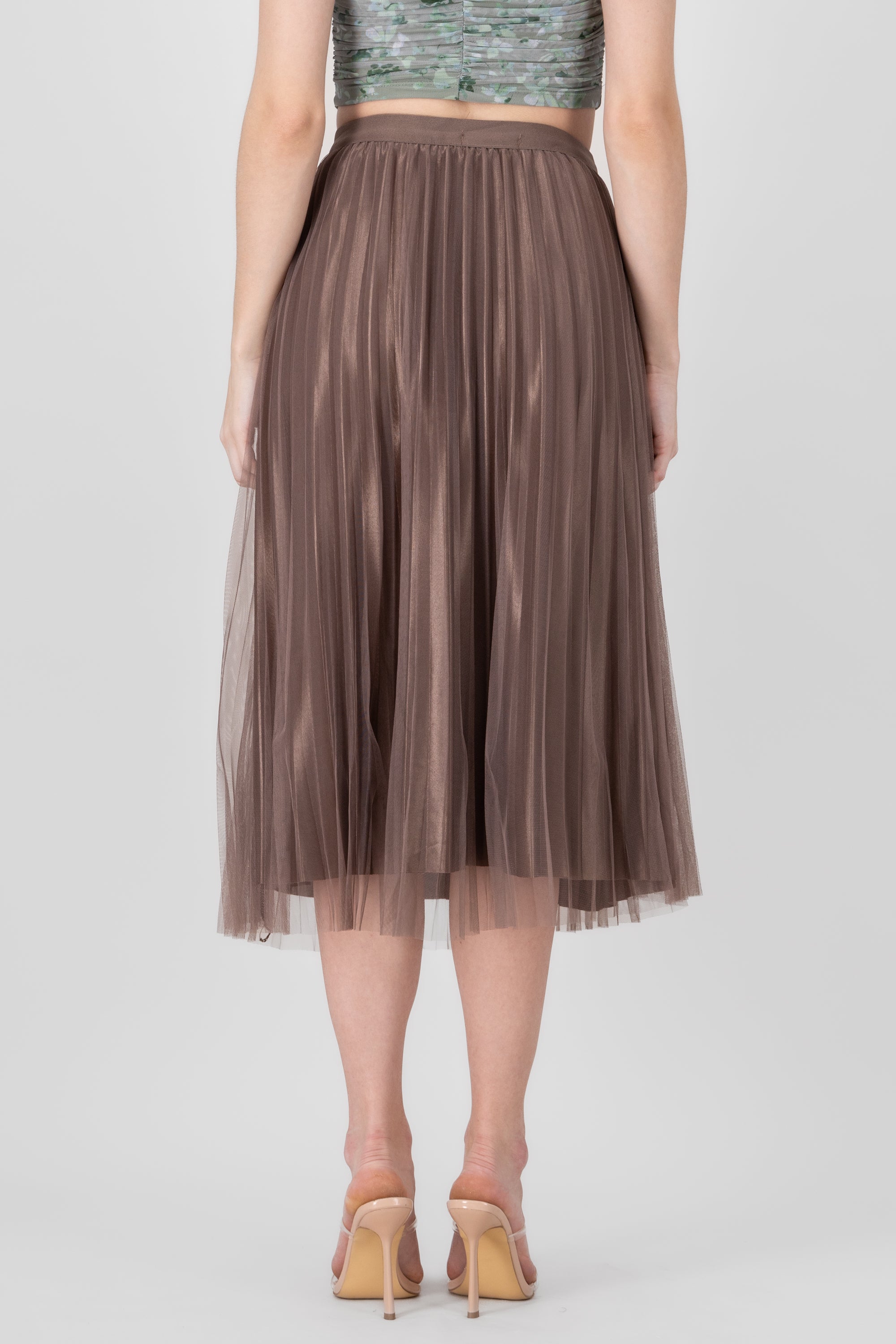 Mesh Midi Skirt