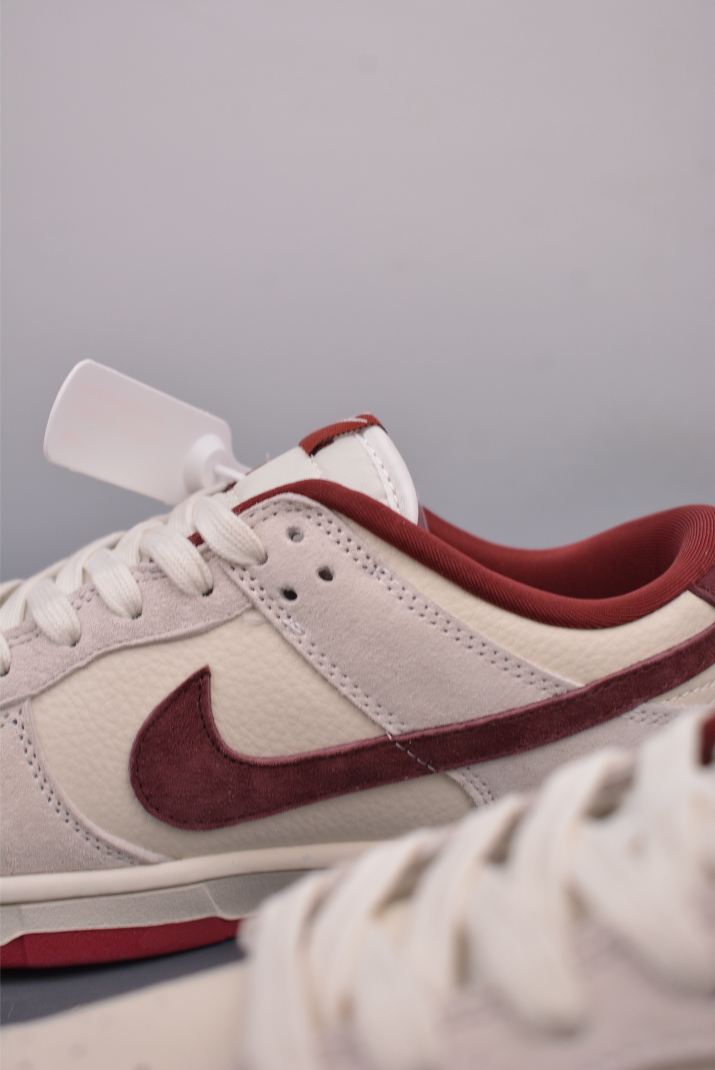 Travis Scott x Stussy x Nike By You SB Dunk Low Retro SP Beige Wine Red Embroidery KK1333-031