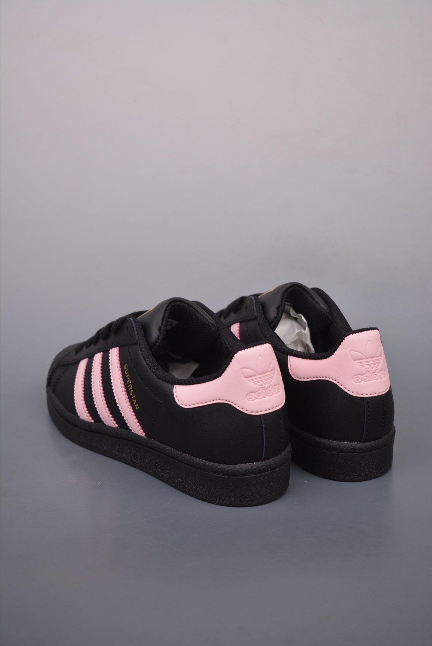Adidas Originals Superstar Black Peach Pink EG4959