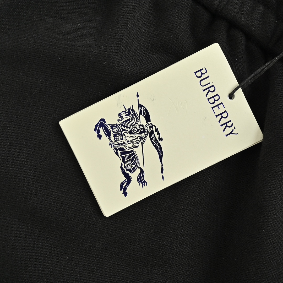 Burberry side-embossed logo check trousers