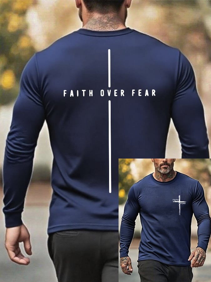 Men's Retro Faith Cross 