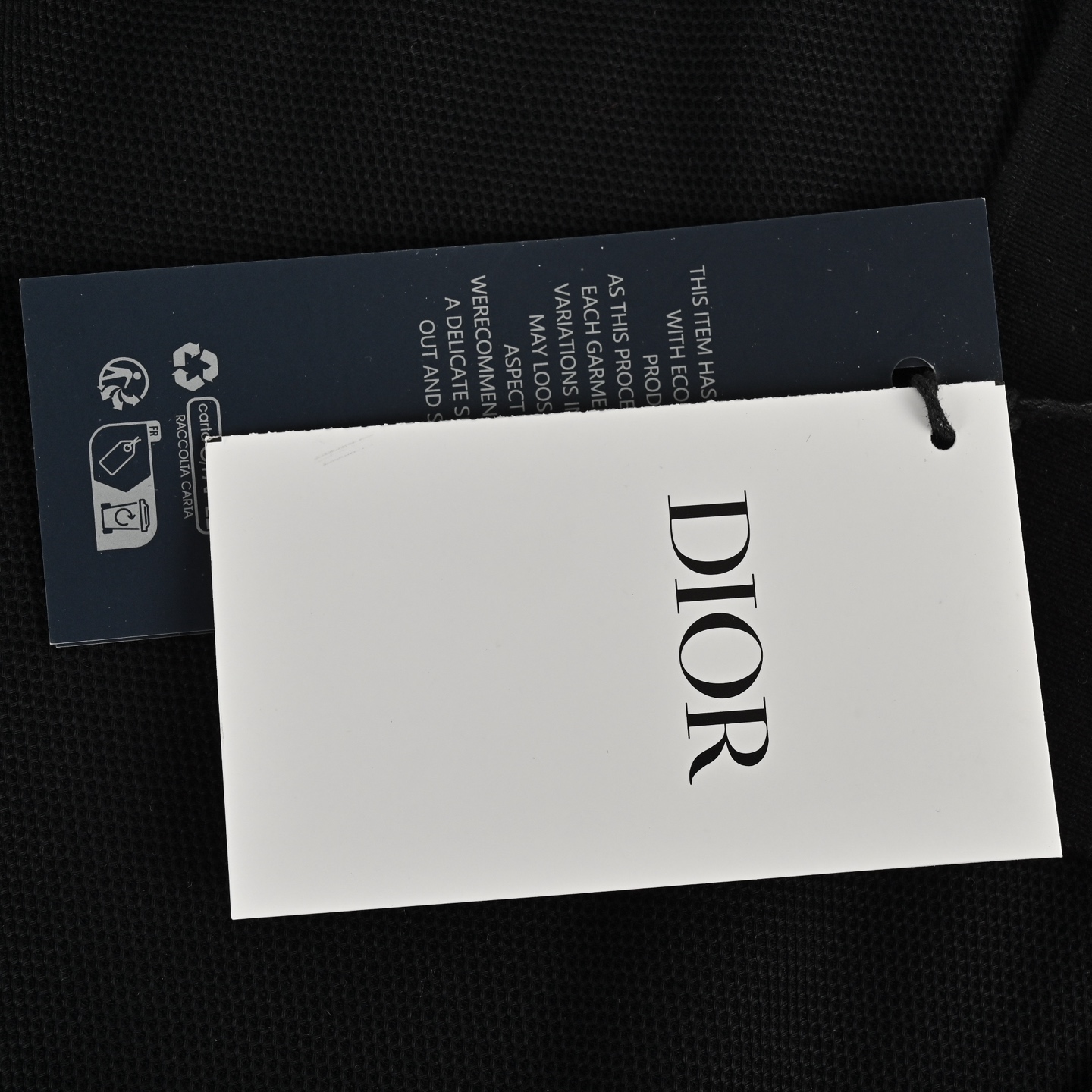 Dior Square Embroidery Polo Short Sleeve