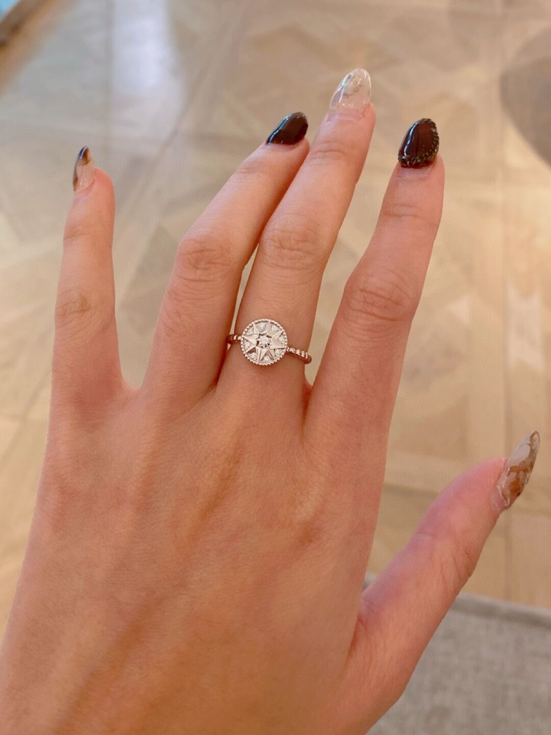 Dior compass ring