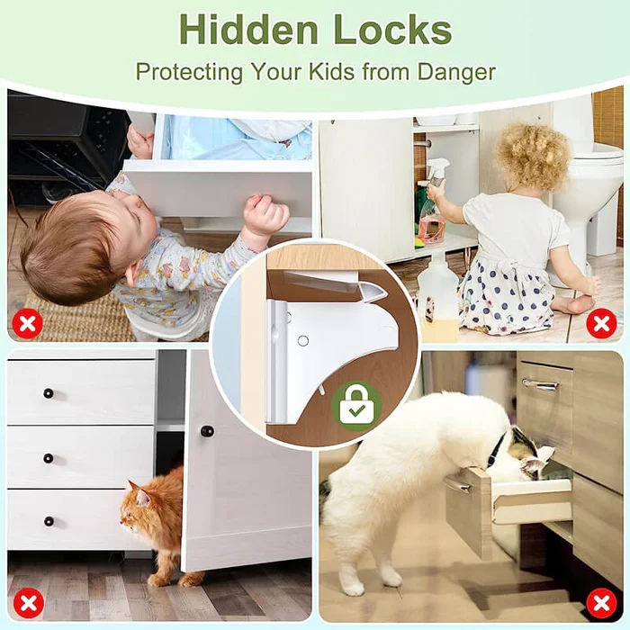 🔥Last Day Sale 50% OFF🔥Magnetic Cabinet Locks for Babies