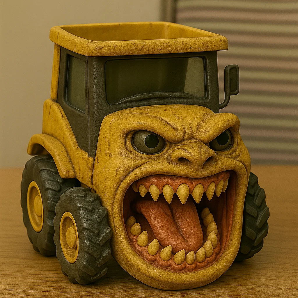 Monster Truck Pencil Holder