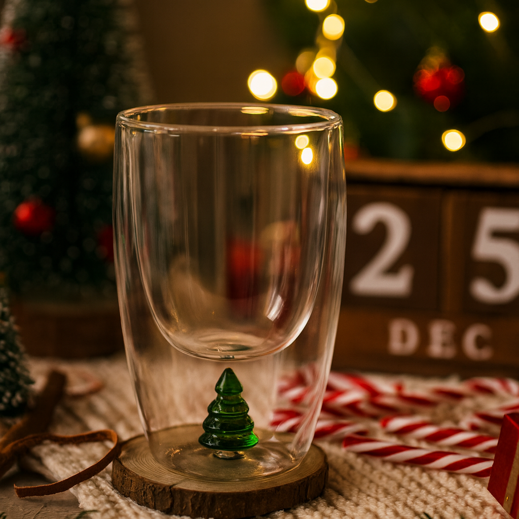 🎄2025 Christmas On Sale✨Christmas Icon Double Wall Highball Glass